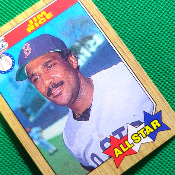 Vintage All Star Topps Jim Rice 1987 Card #610 American League - Picture 2 of 10